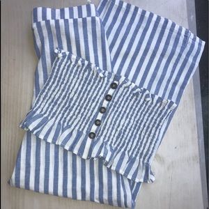 Shein 2-Piece Bandau Crop/Wide Pant M